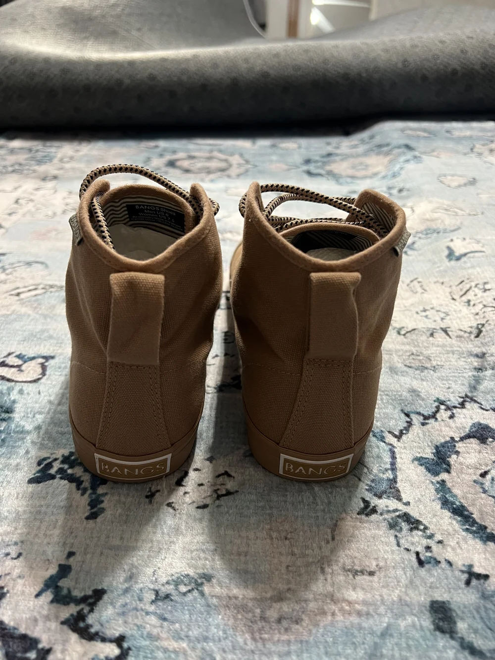 Bangs Unisex Chukka Boots in Tan with Lace-Up Design